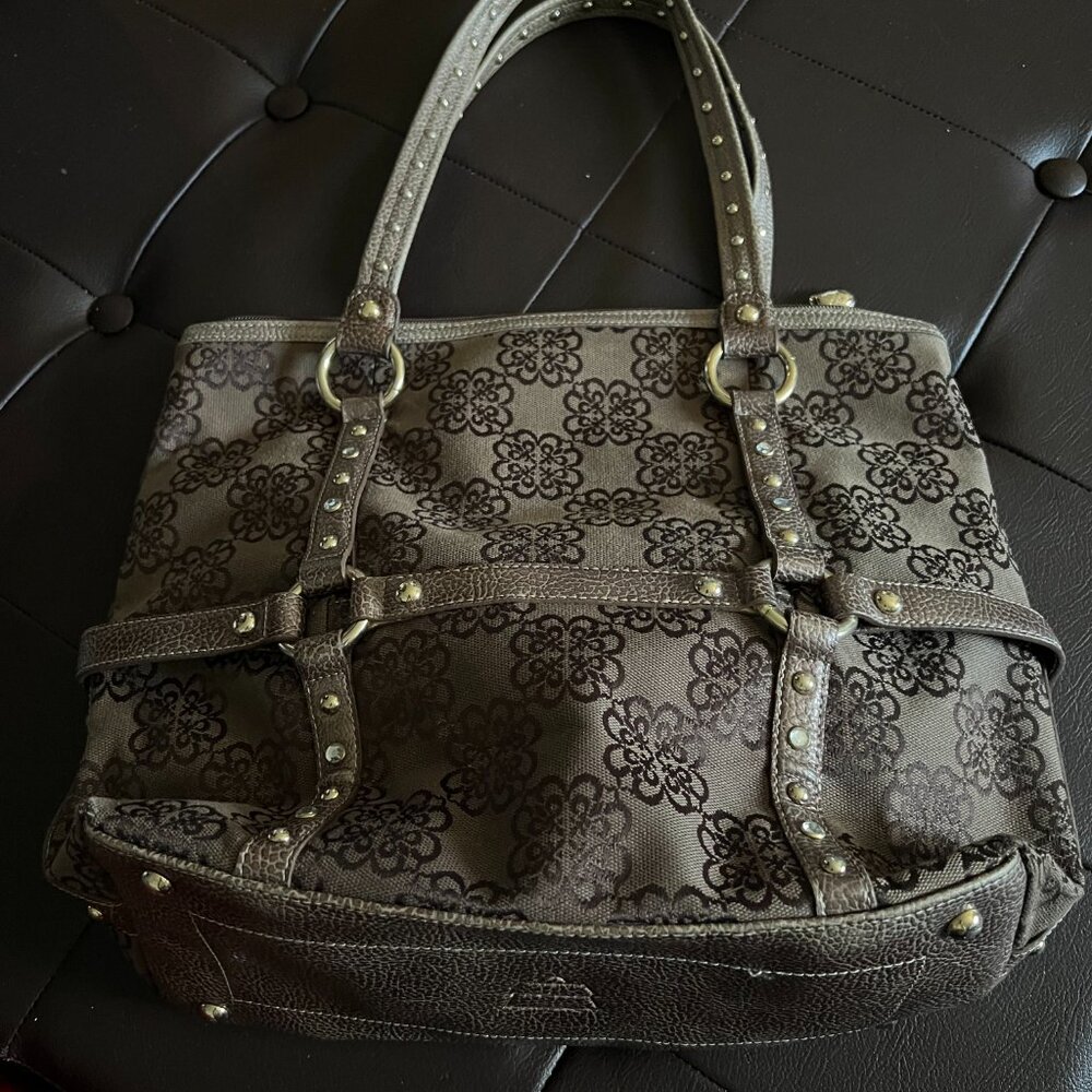 Kathy Van Zeeland Brown Purse